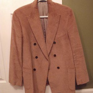 Brooks Brothers Authentic Double-Breasted Corduroy Men's Blazer
